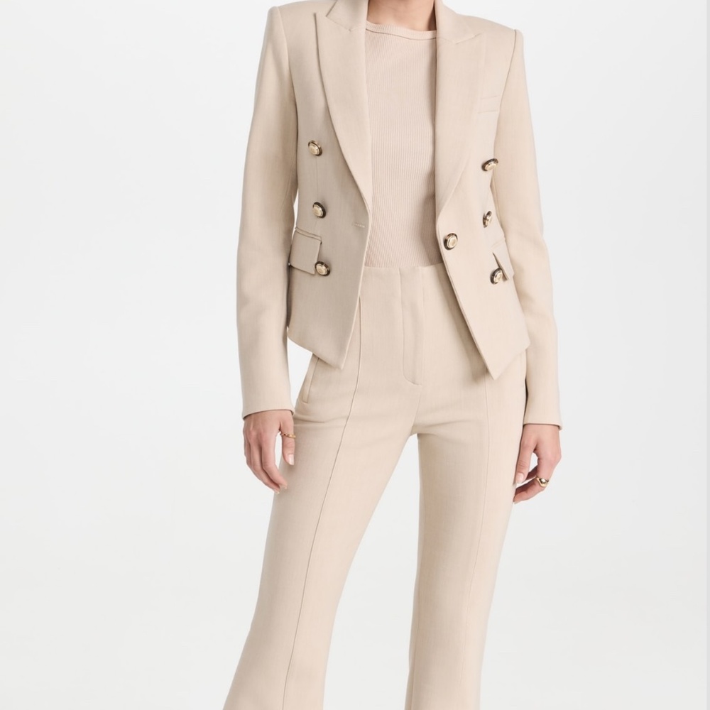 Veronica Beard Diego dickey jacket heathered sand - Picture 8 of 14